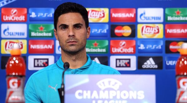 15.09.2015., Stadion u Maksimiru, Zagreb - Konferencija za medije Arsenal FC dan uoci utakmice 1. kola Lige prvaka GNK Dinamo - Arsenal FC. Mikel Arteta. "nPhoto: Goran Stanzl/PIXSELL