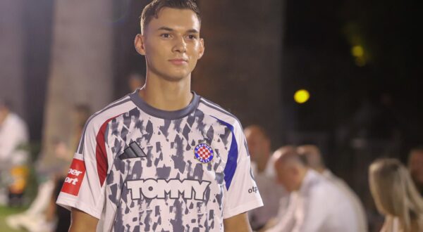 19.07.2024., Split - HNK Hajduk i Adidas odrzali su modno događanje u Institutu za oceanografiju i ribarstvo na Marjanu povodom pocetka suradnje. Niko Kristian Sigur Photo: Ivana Ivanovic/PIXSELL