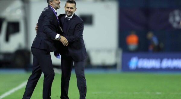 18.09.2019., stadion Maksimir, Zagreb - UEFA Lige prvaka, skupina C, 1. kolo, GNK Dinamo - Atalanta B.C. Zoran Mamic, Nenad Bjelica Photo: Slavko Midzor/PIXSELL