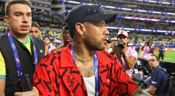 June 24, 2024, Inglewood, La, UNITED STATES: Neymar Jr. of Brazil after match against Costa Rica in Group D of the Copa America at the SoFi Stadium in Inglewood, California in the United States this Monday, June 24, 2024,Image: 884440903, License: Rights-managed, Restrictions: , Model Release: no, Credit line: William Volcov / Zuma Press / Profimedia