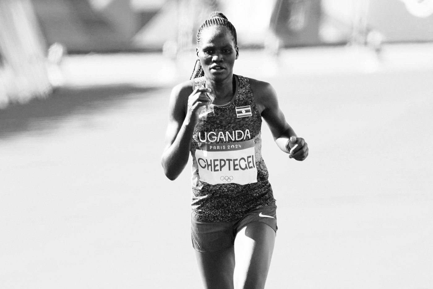 Olympic Games, Olympische Spiele, Olympia, OS Paris 2024, Olympische Spiele 2024, 26.07-10.08.2024 , Leichtathletik, Track and Field, Stade de France Paris marathon frauen finale, Rebecca Cheptegei, Uganda *** Olympic Games Paris 2024, Olympic Games 2024, 26 07 10 08 2024 , Athletics, Track and Field, Stade de France Paris marathon womens final, Rebecca Cheptegei, Uganda,Image: 904455628, License: Rights-managed, Restrictions: , Model Release: no, Credit line: Gladys Chai von der Laage / imago sportfotodienst / Profimedia