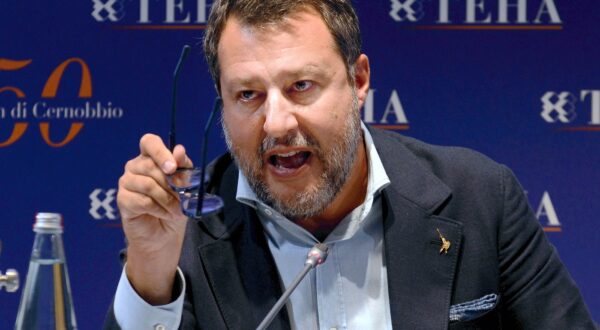 Italy, Palermo - September 14, 2024.NGO Open Arms.Italy's prosecutor seeks 6-year jail sentence for right-wing League North leader, vice-president of the Council of Ministers and Minister of Infrastructure and Transport Matteo Salvini on migrant kidnapping charges.Archive photo dated September 8, 2024,Image: 907712102, License: Rights-managed, Restrictions: * France, Germany and Italy Rights Out *, Model Release: no, Credit line: Maule/Fotogramma / Zuma Press / Profimedia