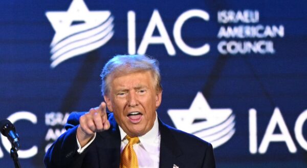 Former US President and Republican presidential candidate Donald Trump speaks at the Israeli-American Council National Summit in Washington, DC, on September 19, 2024.,Image: 909947381, License: Rights-managed, Restrictions: , Model Release: no, Credit line: Mandel NGAN / AFP / Profimedia