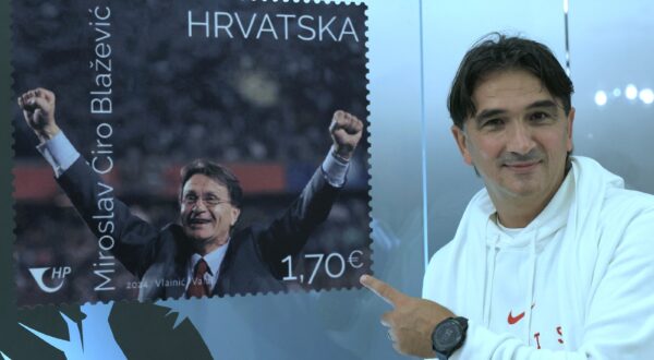 Zagreb,7.10.2024.Svečano je predstavljena marka "Miroslav Ćiro Blažević" kao dio serije Hrvatski sport.Na slici Zlatko Dalić.foto HINA/ Tomislav Pavlek/ tp