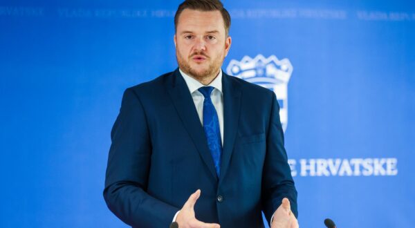 03.10.2024., Zagreb - Potpredsjednik Vlade i ministar financija Marko Primorac dao je izjavu medijima u Nacionalnoj i sveucilisnoj knjiznici nakon 28. sjednice Vlade Republike Hrvatske. Photo: Slavko Midzor/PIXSELL