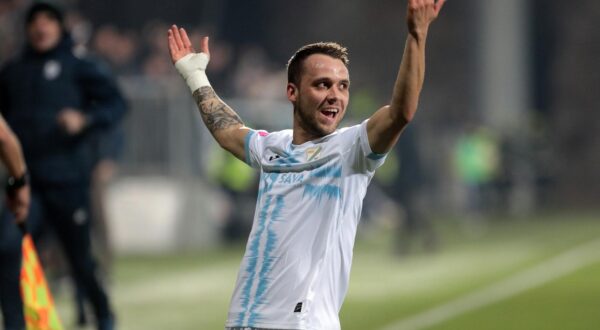 05.02.2022., stadion Rujevica, Rijeka - Hrvatski Telekom Prva liga, 22. kolo, HNK Rijeka - NK Lokomotiva.  	Robert Muric.  Photo: Nel Pavletic/PIXSELL