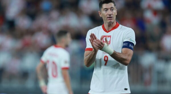 08.09.2024., Opus Arena, Osijek - UEFA Liga nacija, Liga A, skupina 1, 2. kolo, Hrvatska - Poljska. Robert Lewandowski. Photo: Davor Javorovic/PIXSELL