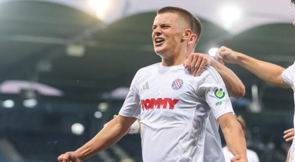 10.07.2024., Merkur Arena, Graz, Austrija - Prijateljska nogometna utakmica HNK Hajduk - Fenerbahce. Bruno Durdov Photo: Luka stanzl/PIXSELL