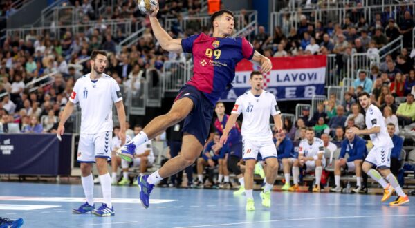 16.10.2024., Arena Zagreb, Zagreb - Machineseeker EHF Liga prvaka, skupina B, 05. kolo, RK Zagreb - FC Barcelona HB. Javier Rodriguez Photo: Igor Kralj/PIXSELL