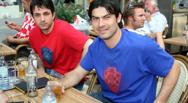 20.06.2008., Bec, Austrija - Hrvatski navijaci ispunili su ulice austrijske prijestolnice uoci cetvrtfinalnog susreta Hrvatske i Turske. Josip Simic."nPhoto: Dalibor Urukalovic/PIXSELL