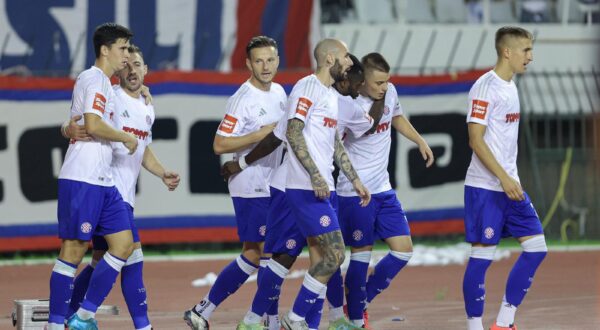 21.09.2024., Split - SuperSport Prva HNL, 7. kolo, HNK Hajduk . HNK Gorica
Gol ya Hajduk Bruno Durdov Photo: Ivana Ivanovic/PIXSELL