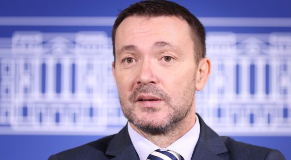 23.10.2024., Zagreb - Na konferenciji za medije odrzanoj u Sabotu o aktualnim temama govorio je  Arsen Bauk. Photo: Patrik Macek/PIXSELL