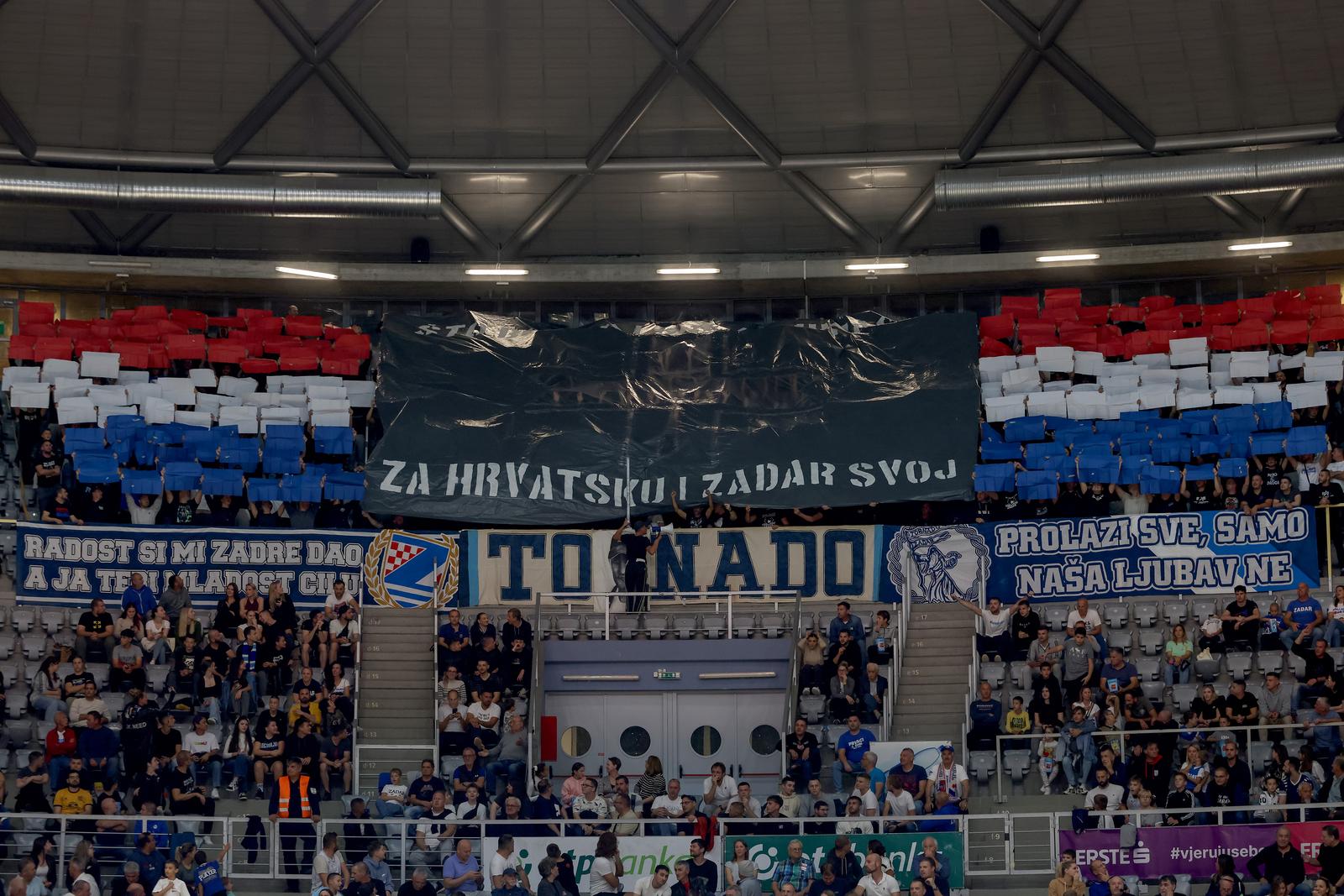26.10.2024., Zadar - AdmiralBet ABA liga, 06. kolo, KK Zadar - KK Crvena Zvezda Photo: Sime Zelic/PIXSELL