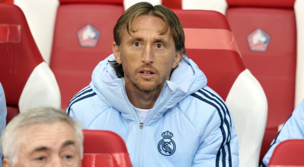 Real Madrid FC âs player Luka Modric  in action during  football match of Champions League against Lille OSC at Decathlon Arena Pierre Mauroy stadium in Villeneuve-d'Asc near Lille, FRANCE-02/10/2024//03PARIENTE_09170019/Credit:JP PARIENTE/SIPA/2410030922,Image: 915780554, License: Rights-managed, Restrictions: , Model Release: no, Credit line: JP PARIENTE / Sipa Press / Profimedia