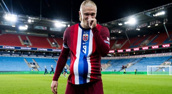 241010 Erling Braut Haaland of Norway after the Nations League football match between Norway and Slovenia on October 10, 2024 in Oslo. 
Photo: Vegard Grřtt / BILDBYRĹN / kod VG / VG0670
bbeng fotboll football soccer fotball nations league landskamp norge norway slovenien slovenia,Image: 919253316, License: Rights-managed, Restrictions: *** World Rights Except Austria, Denmark, Finland, Norway, and  Sweden *** AUTOUT DNKOUT FINOUT NOROUT SWEOUT, Model Release: no, Credit line: Bildbyran / ddp USA / Profimedia