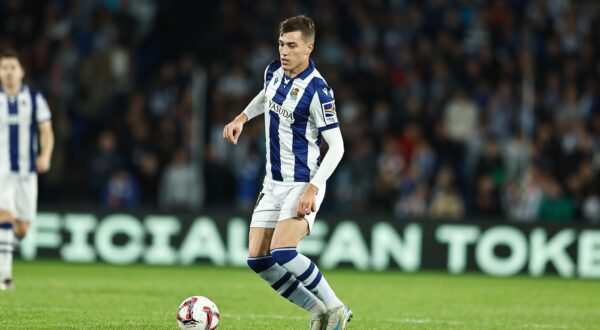 Luka Sucic (Sociedad), OCTOBER 27, 2024 - Football / Soccer : Spanish "LaLiga EA Sports" match between Real Sociedad 0-2 CA Osasuna at the Reale Arena in San Sebastian, Spain.,Image: 927490797, License: Rights-managed, Restrictions: No third party sales, Model Release: no, Credit line: Mutsu Kawamori / AFLO / Profimedia