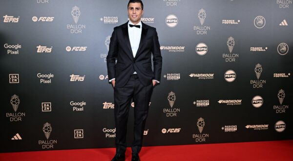 PARIS, FRANCE - OCTOBER 28: Rodri of Manchester City and Spain poses upon arrival to attend the 2024 Ballon d'Or France Football award ceremony at the Theatre du Chatelet in Paris on October 28, 2024. Mustafa Yalcin / Anadolu,Image: 927518141, License: Rights-managed, Restrictions: , Model Release: no, Credit line: MUSTAFA YALCIN / AFP / Profimedia