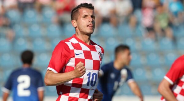 07.06.2015., Varazdin - Prijateljska nogometna utakmica izmedju Hrvatske i Gibraltara. Anas Sharbini. "nPhoto: Marko Lukunic/PIXSELL"n"n