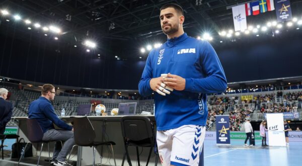 27.11.2024., Arena Zagreb, Zagreb - Machineseeker EHF Liga prvaka, skupina B, 09. kolo, RK Zagreb - HBC Nantes. Milos Kos Photo: Matija Habljak/PIXSELL
