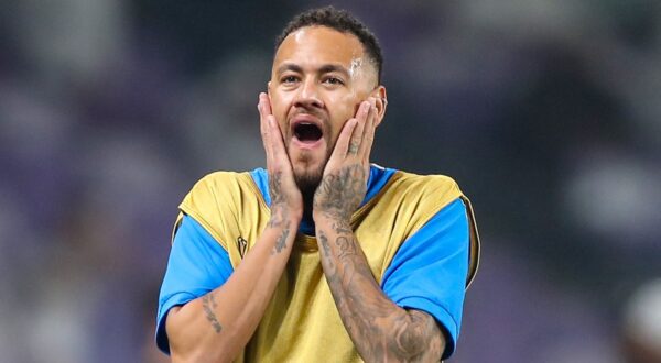 Hilal's Brazilian forward #10 Neymar warms up ahead of the AFC Champions League group B football match between UAE's Al-Ain and Saudi's Al-Hilal at the Hazza bin Zayed Stadium in al-Ain on October 21, 2024.,Image: 924469875, License: Rights-managed, Restrictions: , Model Release: no, Credit line: AFP / AFP / Profimedia