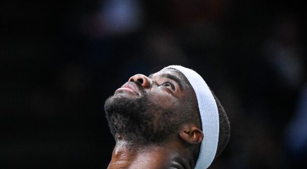 October 29, 2024, Paris, France, France: Frances TIAFOE of United States looks dejected during the second day of the Rolex Paris Masters 1000 tennis tournament at Accor Arena on October 29, 2024 in Paris, France.,Image: 928026822, License: Rights-managed, Restrictions: , Model Release: no, Credit line: Matthieu Mirville / Zuma Press / Profimedia