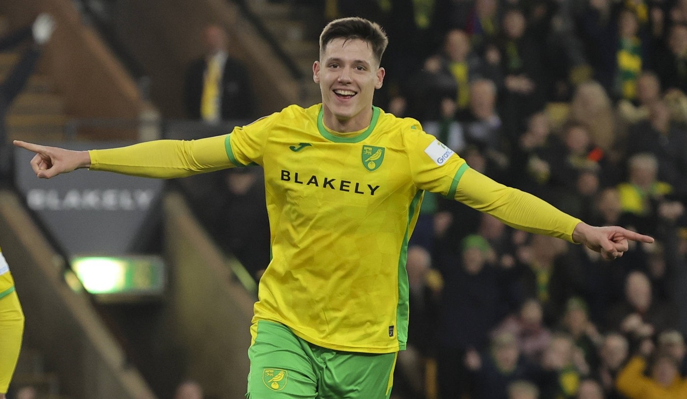 Norwich City v Luton Town Sky Bet Championship Ante Crnac of Norwich celebrates scoring his sides 2nd goal during the Sky Bet Championship match at Carrow Road, Norwich UK Newspapers OUT Copyright: xPaulxChestertonx FIL-21014-0020,Image: 941256814, License: Rights-managed, Restrictions: , Model Release: no, Credit line: Paul Chesterton / imago sportfotodienst / Profimedia