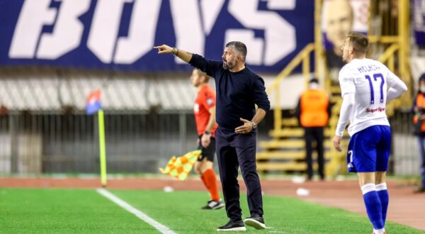 01.12.2024., Stadion Poljud, Split - 15. kolo SuperSport HNLa: HNK Hajduk - GNK Dinamo. trener Hajduka Gennaro Gattuso. Photo: Matija Habljak/PIXSELL