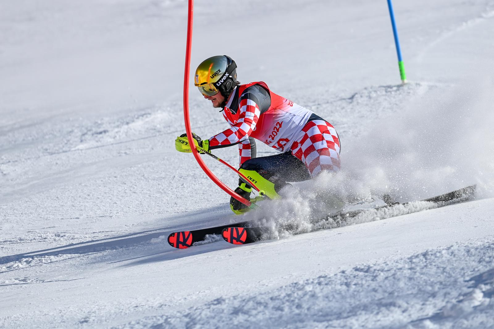 15.02.2022.,Peking, Kina - Zimske olimpijske igre 2022. Muski slalom Photo: Jaki Franja/PIXSELL