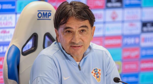 17.11.2024., Split- Poljud, konferencija za medije hrvatske nogometne reprezentacije pred utakmicu Lige nacija Hrvatska - Portugal. Zlatko Dalic, Luka Modric Photo: Ivana Ivanovic/PIXSELL