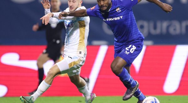 23.11.2024., stadion Maksimir, Zagreb - SuperSport HNL, 14. kolo, GNK Dinamo - HNK Rijeka. Marco Pasalic, Kevin Theophile-Catherine. Photo: Goran Stanzl/PIXSELL