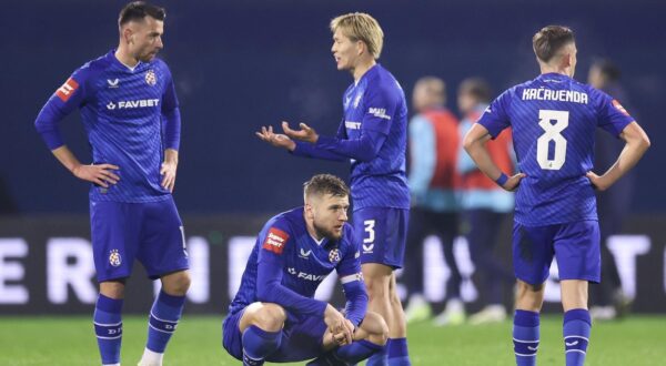 23.11.2024., stadion Maksimir, Zagreb - SuperSport HNL, 14. kolo, GNK Dinamo - HNK Rijeka. Stefan Ristovski, Lukas Kacavenda, Takuya Ogiwara. Photo: Goran Stanzl/PIXSELL