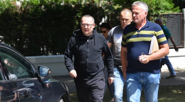 14.07.2022., Varazdin- Uhicenje Zeljka Bunica, bivseg direktora Varkom-a.
 Photo: Vjeran Zganec Rogulja/PIXSELL