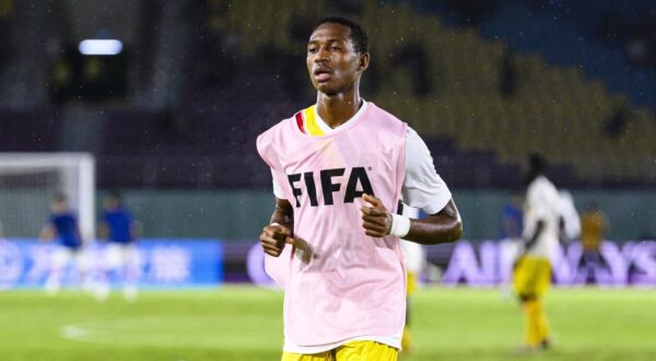 Surakarta, Indonesia - December 1: Baye Coulibaly of Mali warming up during FIFA U-17 World Cup 3rd Place Final match between Argentina and Mali at Manahan Stadium on December 1, 2023 in Surakarta, Indonesia. Photo by Just Pictures Surakarta Manahan Stadium Java Indonesia *** Surakarta, Indonesia December 1 Baye Coulibaly of Mali warming up during FIFA U 17 World Cup 3rd Place Final match between Argentina and Mali at Manahan Stadium on December 1, 2023 in Surakarta, Indonesia Photo by Just Pictures Surakarta Manahan Stadium Java Indonesia Copyright: x x2023xEurasiaxSportxImagesx jp-en-EuSpIm-MM3_Argentina_Mali_01Dec2023_SK032,Image: 838259605, License: Rights-managed, Restrictions: , Model Release: no, Credit line: Eurasia Sport Images / imago sportfotodienst / Profimedia