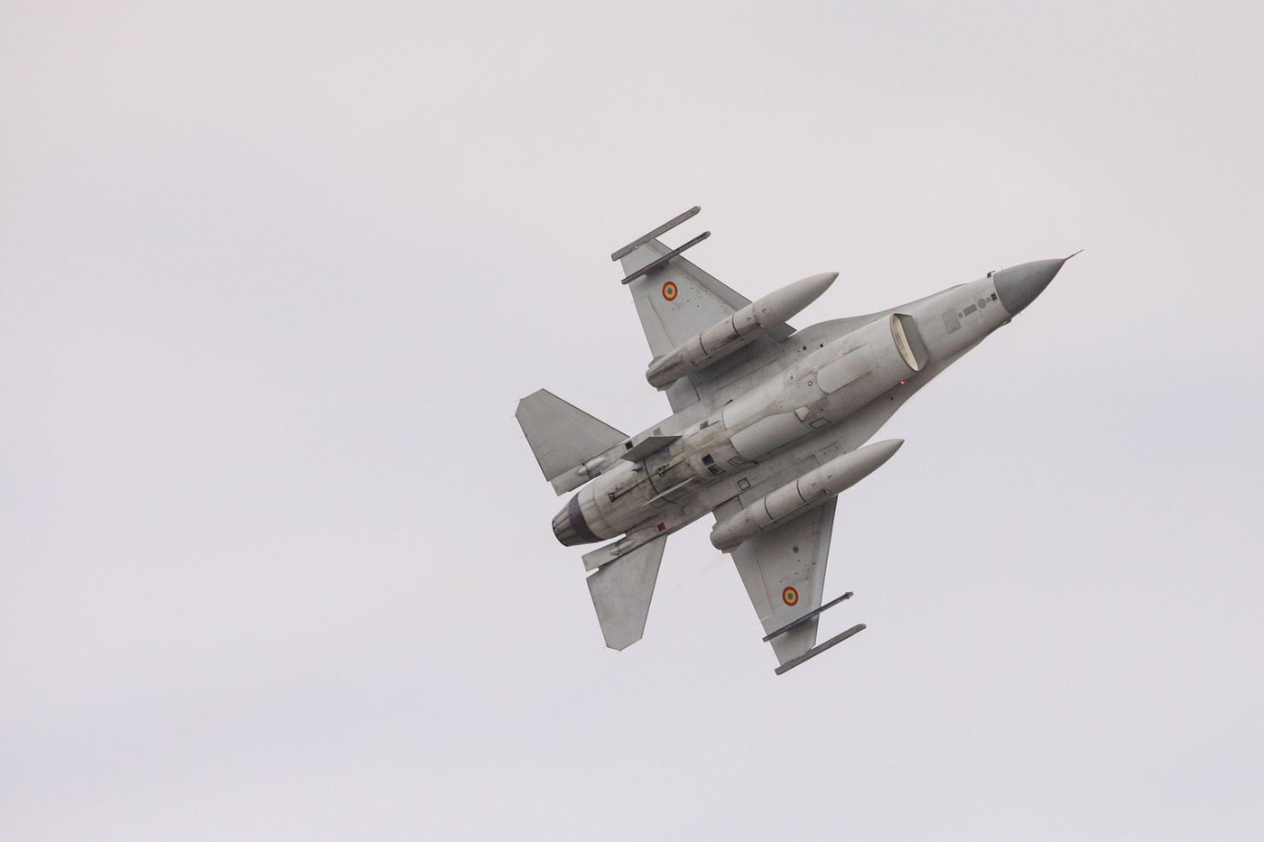 Borcea, Romania - November 13, 2023: A Romanian military jet pilot flies his F16 Falcon during a demonstration following the opening ceremony for the European F-16 Training Center.,Image: 842314097, License: Royalty-free, Restrictions: Contributor country restriction: Worldwide, Worldwide.
Contributor usage restriction: Advertising and promotion, Consumer goods.
Contributor media restriction: {D8442D34-4394-4A9C-B627-3C234B5200E2}, {D8442D34-4394-4A9C-B627-3C234B5200E2}., Model Release: no, Credit line: MoiraM / Alamy / Alamy / Profimedia