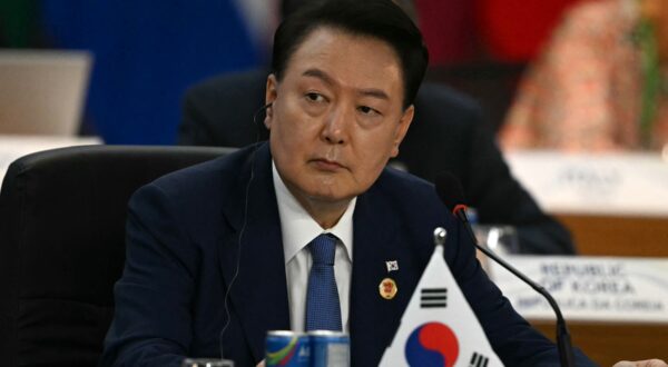 South Korea's President Yoon Suk Yeol attends the third session of the G20 Leaders' Meeting in Rio de Janeiro, Brazil, on November 19, 2024.,Image: 936334743, License: Rights-managed, Restrictions: , Model Release: no, Credit line: Mauro PIMENTEL / AFP / Profimedia