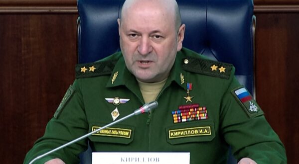 In this grab from a handout footage released by the Russian Defence Ministry on October 24, 2022, Russia's Lieutenant General Igor Kirillov, in charge of Russian troops for radioactive, chemical and biological protection, speaks at a briefing in Moscow. A senior Russian military official was killed on December 17, 2024 when an explosive device hidden in a scooter went off outside a building in Moscow, officials said.,Image: 947639863, License: Rights-managed, Restrictions: RESTRICTED TO EDITORIAL USE - MANDATORY CREDIT "AFP PHOTO / Russian Defence Ministry" - NO MARKETING NO ADVERTISING CAMPAIGNS - DISTRIBUTED AS A SERVICE TO CLIENTS, ***
HANDOUT image or SOCIAL MEDIA IMAGE or FILMSTILL for EDITORIAL USE ONLY! * Please note: Fees charged by Profimedia are for the Profimedia's services only, and do not, nor are they intended to, convey to the user any ownership of Copyright or License in the material. Profimedia does not claim any ownership including but not limited to Copyright or License in the attached material. By publishing this material you (the user) expressly agree to indemnify and to hold Profimedia and its directors, shareholders and employees harmless from any loss, claims, damages, demands, expenses (including legal fees), or any causes of action or allegation against Profimedia arising out of or connected in any way with publication of the material. Profimedia does not claim any copyright or license in the attached materials. Any downloading fees charged by Profimedia are for Profimedia's services only. * Handling Fee Only 
***, Model Release: no, Credit line: Handout / AFP / Profimedia