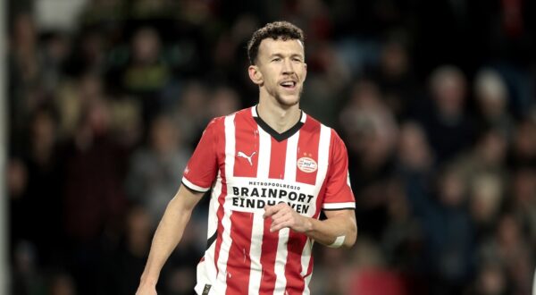 12/17/2024 - EINDHOVEN - Ivan Perisic of PSV Eindhoven celebrates 7-0 during the KNVB Beker match between PSV Eindhoven and Kon. HFC (am) at Phillips stadium on Dec. 17, 2024 in Eindhoven, Netherlands. ANP JEROEN PUTMANS /ANP/Sipa USA,Image: 947845972, License: Rights-managed, Restrictions: *** World Rights Except Belgium, France, Germany, The Netherlands, and the UK ***  BELOUT DEUOUT FRAOUT GBROUT NLDOUT, Model Release: no, Credit line: ANP / ddp USA / Profimedia