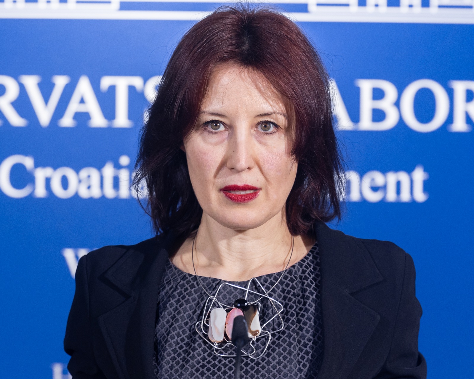 Zagreb, 30.01.2025. - Saborska zastupnica Dalija Orešković komentirala je odgođeno glasanje u Saboru o novom ministru poljoprivrede.
Na fotografiji Dalija Orešković.
foto HINA/ Edvard ŠUŠAK/ es