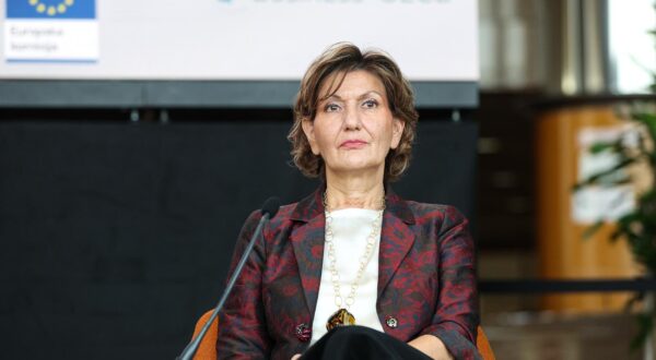 18.12.2024., Nacionalna i sveucilisna knjiznica, Zagreb - Konferencija Prednosti pristupanja Republike Hrvatske OECD-u, u organizaciji Ministarstva vanjskih i europskih poslova, Organizacije za gospodarsku suradnju i razvoj (OECD), Hrvatske udruge poslodavaca te OECD-ovog udruzenja Business at OECD, uz podrsku Predstavnistva Europske komisije odrzana je u Nacionalnoj i sveucilisnoj knjiznici. Panel: Prednosti clanstva u OECD-u i poboljsanje poslovnog i investicijskog okruzenja. Panelisti: Boris Vujcic, guverner Hrvatske narodne banke (tbc), Alvaro Santos Pereira, glavni ekonomist i G20 Finance Deputy, OECD, dr. sc. Martina Dalic, predsjednica Uprave Podravka Grupe, Hanni Rosenbaum, izvrsna direktorica, Business at OECD (BIAC), Mihael Furjan, predsjednik Hrvatske udruge poslodavaca i moderator: Zdenko Lucic, drzavni tajnik, Ministarstvo vanjskih i europskih poslova. Photo: Goran Stanzl/PIXSELL