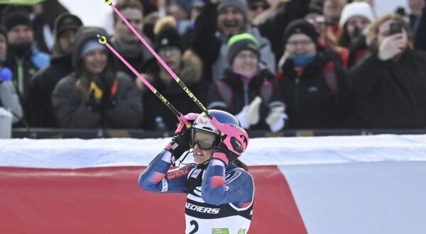 05.01.2025., Kranjska Gora, Slovenija - Druga voznja zenskog slaloma FIS Svjetskog skijaskog kupa. Zrinka Ljutic Photo: Igor Soban/PIXSELL