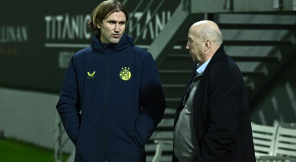 06.01.2025., Belek, Turska - Trening GNK Dinamo na priprema u Turskoj. Sportski direktor Marko Maric, predsjednik kluba Velimir Zajec. Photo: Marko Lukunic/PIXSELL