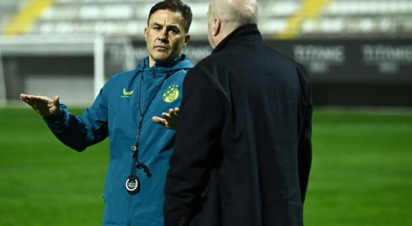06.01.2025., Belek, Turska - Trening GNK Dinamo na priprema u Turskoj. Trener Dinama Fabio Cannavaro, predsjednik kluba Velimir Zajec. Photo: Marko Lukunic/PIXSELL
