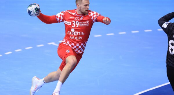 07.01.2022., Osijek - SD Gradski vrt, Croatia Cup 2022: Hrvatska - Rusija.  Photo: Davor Javorovic/PIXSELL