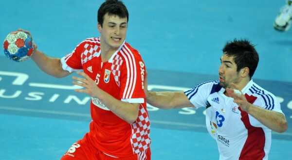 01.02.2009., dvorana Arena, Zagreb, Hrvatska - Hrvatska i Francuska odigrale su na Svjetskom prvenstvu u rukometu finalnu utakmicu za zlatnu medalju.  S Francuskom Hrvatska je igrala jedno finale i to 1995 g. na Islandu koje je izgubila.rPhoto: Marko Lukunic/Vecernji list