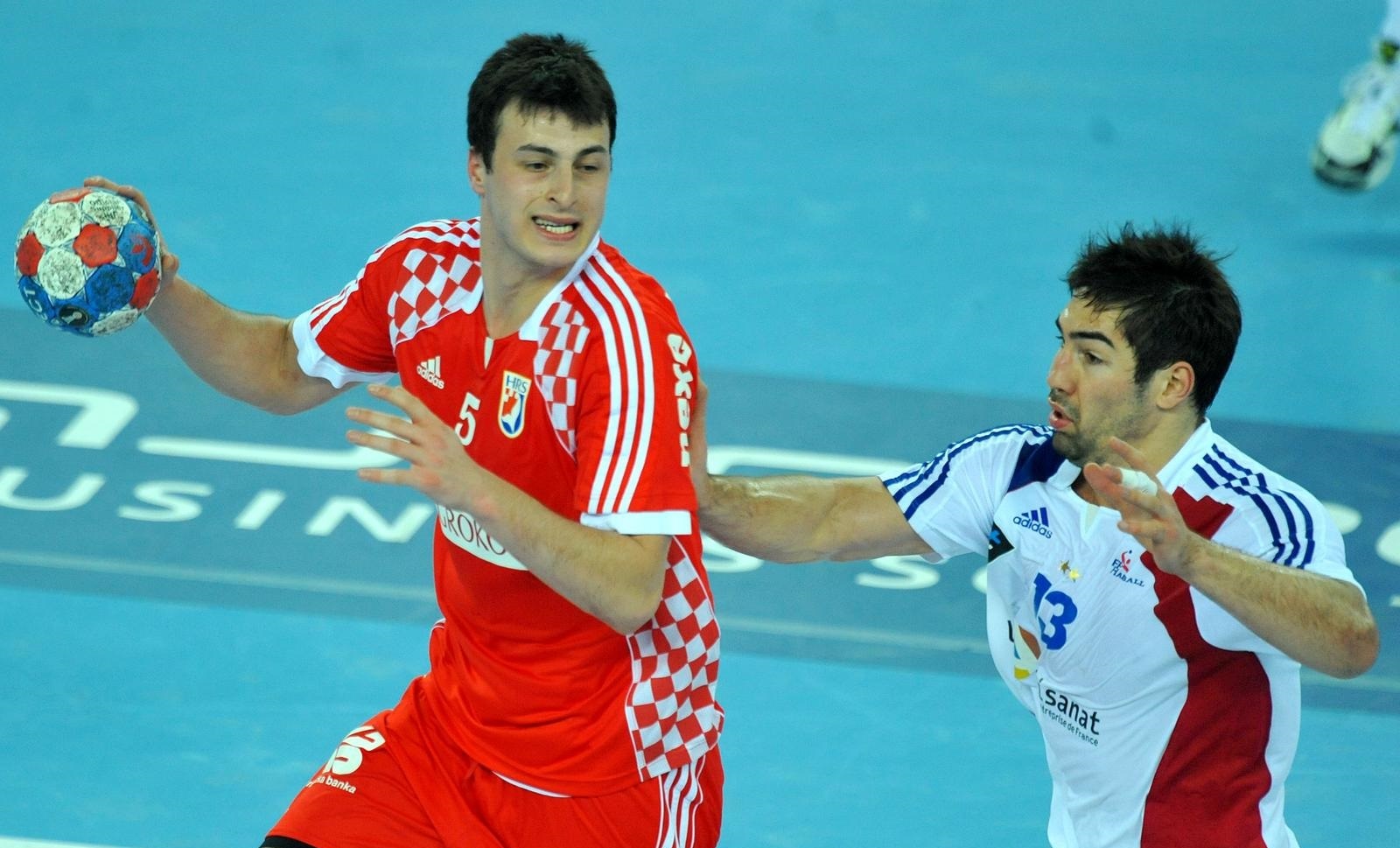 01.02.2009., dvorana Arena, Zagreb, Hrvatska - Hrvatska i Francuska odigrale su na Svjetskom prvenstvu u rukometu finalnu utakmicu za zlatnu medalju.  S Francuskom Hrvatska je igrala jedno finale i to 1995 g. na Islandu koje je izgubila.rPhoto: Marko Lukunic/Vecernji list