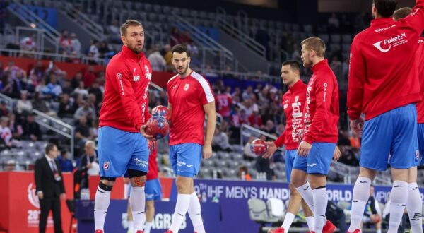 10.01.2025., Arena Zagreb, Zagreb - Prijateljska rukometna utakmica uoci Svjetskog rukometnog prvenstva 2025., Hrvatska - Slovenija. Luka Cindric Photo: Igor Kralj/PIXSELL