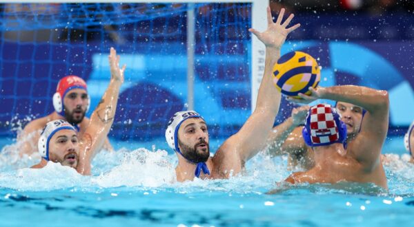 11.08.2024., Pariz, Francuska - XXXIII. Olimpijske igre Pariz 2024. Vaterpolo finale muski, Srbija - Hrvatska. Milos Cuk Photo: Igor Kralj/PIXSELL