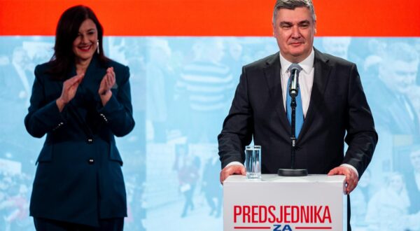 12.01.2025., Zagreb - Docek izbornih rezultata Izbornog stozera Zorana Milanovica u Tvornici kulture. Photo: Igor Kralj/PIXSELL