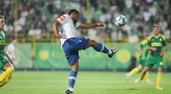 12.05.2024. Pula, stadion Aldo Drosina - Nogometna utakmica SuperSport HNL, 34. kolo, NK Istra 1961 - HNK Hajduk. 
 Photo: Luka Batelic/PIXSELL