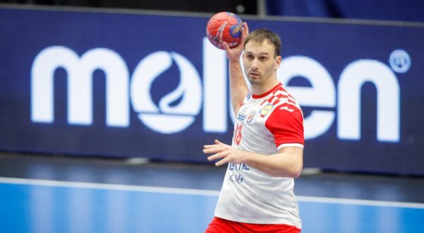 15.01.2023., Jonkoping, Svedska - Svjetsko rukometno prvenstvo, skupina G, Hrvatska - SAD. Igor Karacic. Photo: Pixsell/PIXSELL